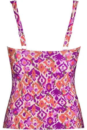 Ten Cate BEACH - tankini top twisted padded - Tankini dames - Multicolour-Roze