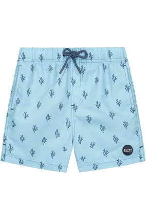 Shiwi Zomer zwembroek jongens - hemels blauw, koraal - Milo