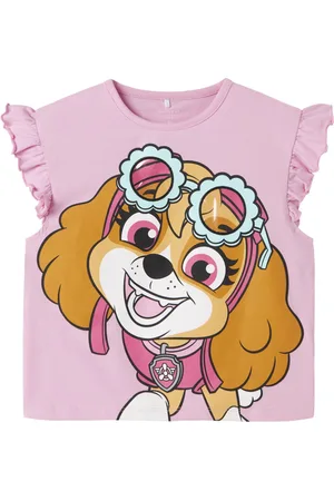 NAME IT NMFMARA PAW CAPSL NREG TOP BOX CPLG Meisjes T-shirt