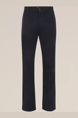 WE Fashion Heren regular fit chino met stretch