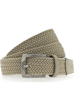 Mustang Riem Woven Belt W120 Beige