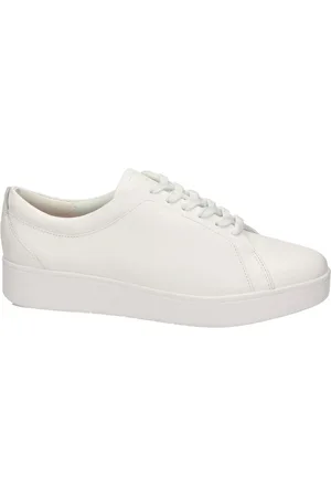 FitFlop ™ Vrouwen Leren Lage sneakers / Damesschoenen Rally Tennis -