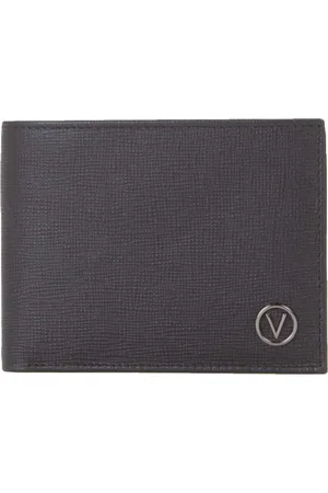 VALENTINO Leren Portemonnee Plama Wallet Zwart