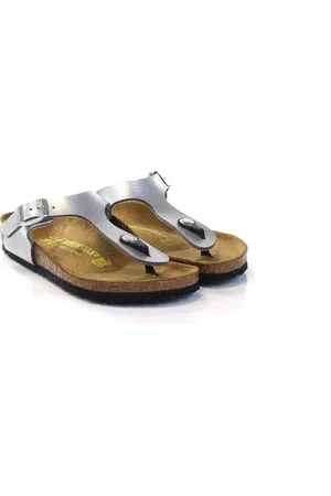 Birkenstock Jongens Slippers Gizeh Kids - Zilver