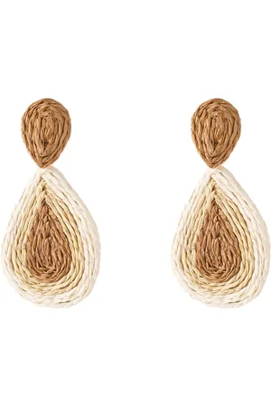 Go Dutch Label Oorknoppen Raffia Drops