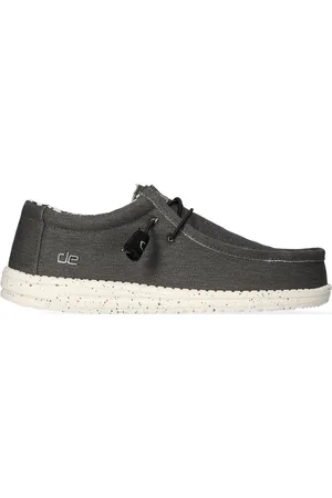 Hey dude Wally Stretch Heren Instappers Black maat 41