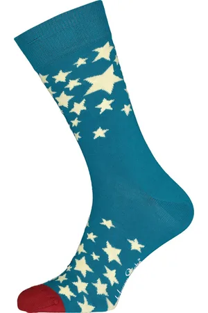 Happy Socks Stars Sock - blauwe strerrenhemel - Unisex