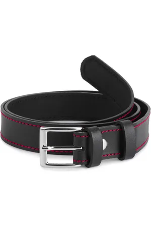 Ladeheid Kinderriem – Riem - Jongens - Broekriem - Verstelbaar - Leer – – 65 cm LA-EL-KIDS