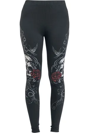 EMP Zwarte legging met zacht materiaal Vrouwen - XXL