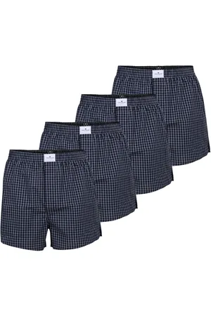 TOM TAILOR Geweven boxershorts Verpakking van 4