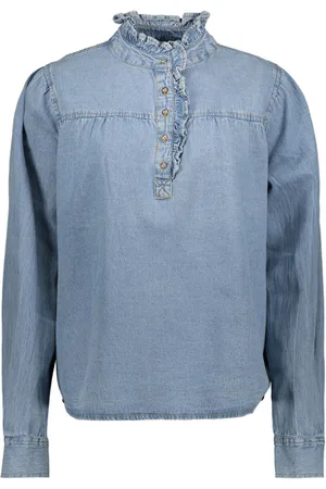SisterS point Ubisa-sh - Dames Blouse - M.denim
