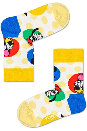 Happy Socks KDNY01-2000 Kids Disney Sunny Crew Socks