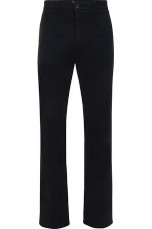 WE Fashion Heren regular fit chino met stretch