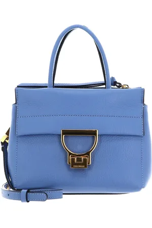 Coccinelle Leren Handtas Schoudertas Arlettis Handbag Blauw
