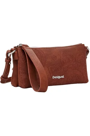 Desigual Schoudertas Koppeling Dejavu Dortmund Baby Bag Bruine