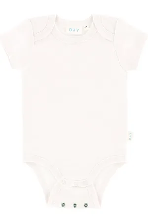DAY Birger et Mikkelsen Romper Korte Mouw + Grow-Along - Off White - Mt. 74/80
