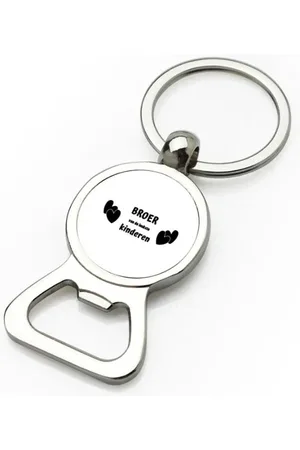 Akyol Broer van de leukste kinderen flesopener - Broer - de leukste broer - verjaardag - cadeautje voor broer - kado - geschenk - 9 bij 3 cm