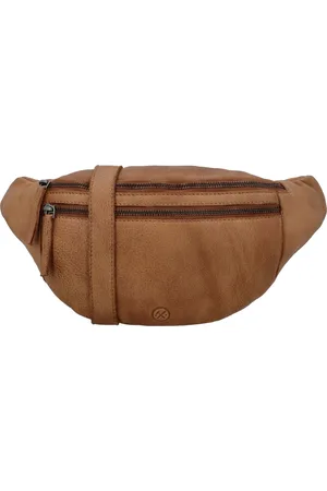 Hide & Stitches Paint Rock Heuptas - Fanny Pack - Festival Tasje - - 100% Leer