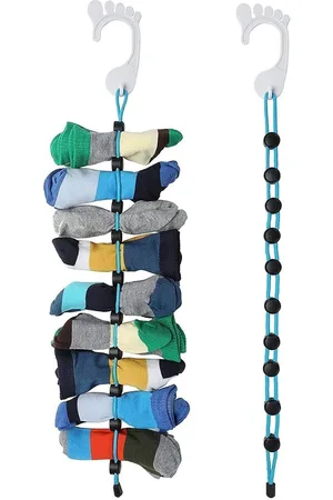 Merkloos Sokkenklemmen - Koppelingshulp voor sokken - Sorteerhulp voor sokken - Wasmachine sokkenwasgereedschap - Sokkenhanger - Sokkenhouder - Eenvoudige clips voor sokken - Hoofdbanden - Handschoenen - Sjaals