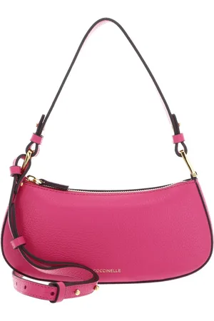 Coccinelle Leren Schoudertas Avondtas Merveille Mini Bag Roze