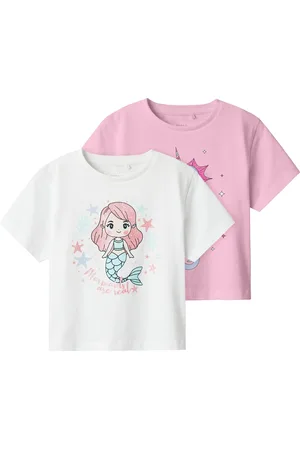 NAME IT NMFFREJANE 2P SS NREG TOP - Meisjes - T-shirts