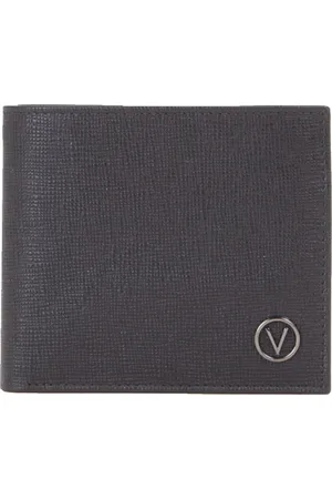 VALENTINO Leren Portemonnee Plama Wallet Zwart
