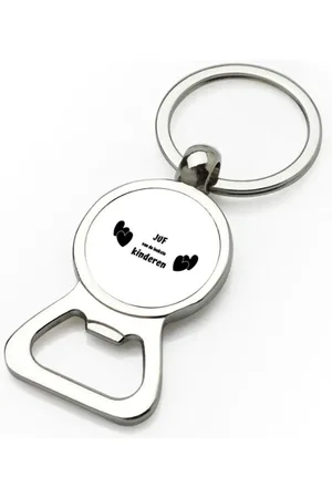 Akyol Juf van de leukste kinderen flesopener - Juf - de leukste juf - verjaardag - cadeautje voor jufvrouw - kado - geschenk - 9 bij 3 cm
