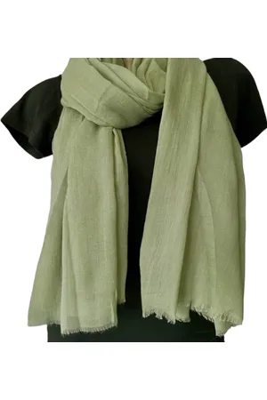 Merkloos Lange Dunne Sjaal - Groen - 180 x 100 cm (8631982616#)