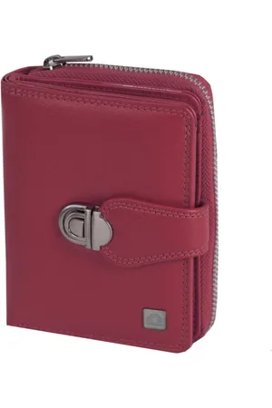Greenburry Sponsachtig portefeuille leer 9 cm