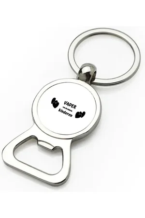 Akyol Vader van de leukste kinderen flesopener - Vader - de leukste papa - vader cadeautjes - vaderdag - verjaardag - geschenk - kado - 9 bij 3 cm