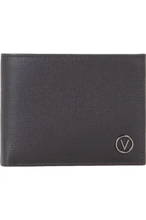 VALENTINO Leren Portemonnee Plama Wallet Zwart