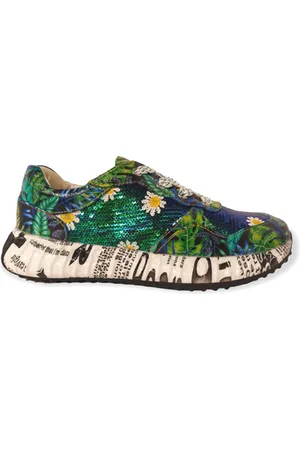 LAURA VITA Limited Sneaker Burton 05 SL1826-A5 Vert Groen Multi