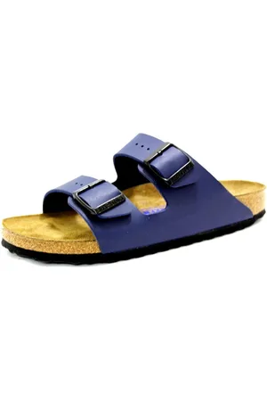 Birkenstock Arizona Slippers Blue Narrow-fit | | Imitatieleer |