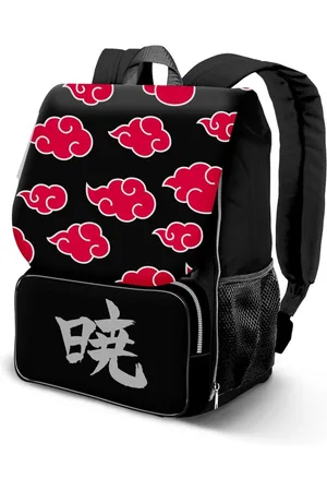 KARACTERMANIA Naruto - Masashi Kishimoto - EXP Hardloop rugzak - Running Backpack - Naruto Clouds - Wolken - Zwart en Oranje