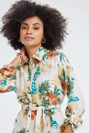 DIDI Dames Tunic Jolie Offwhite Rising sun print maat 38