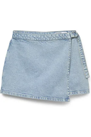 VERO MODA VMVICA HR SHORT DNM SKORT VI3450 - Dames - Bermuda shorts