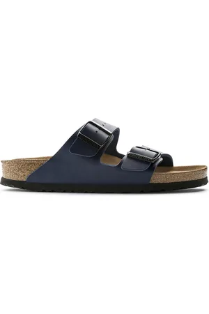 Birkenstock Arizona Slippers Blue Regular-fit | | Imitatieleer |