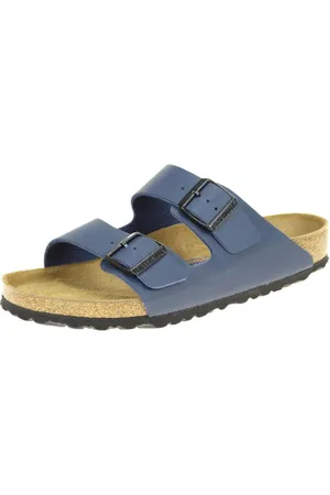 Birkenstock Arizona Slippers Blue Regular-fit | | Imitatieleer |