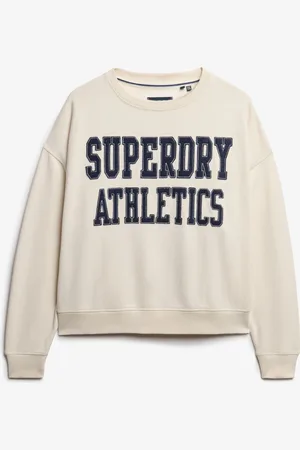 Superdry ATH ESS RELAXED APPLIQUE CREW Dames Trui