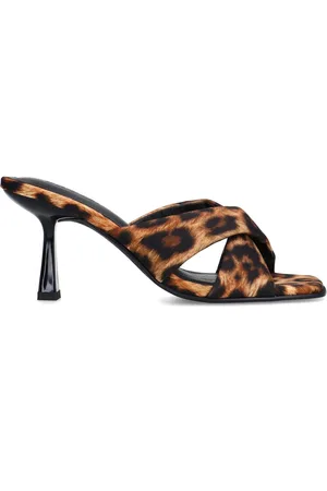 Sacha Dames - Leopard muiltjes met hak