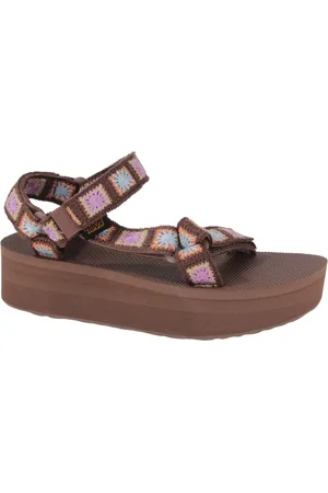 Teva FLATFORM UNIVERSAL CROCHET - Dames Sandalen - /Roze