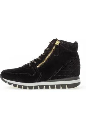 Gabor Sneakers Dames - Lage sneakers / Damesschoenen - Suède - 96.455 -