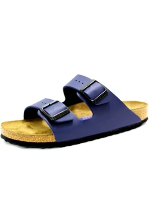 Birkenstock Arizona Slippers Blue Narrow-fit | | Imitatieleer |