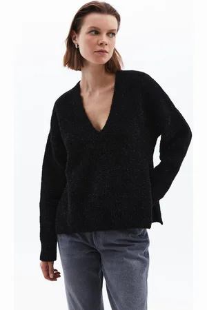 OXXO V-Neck Sweater Größe L Black
