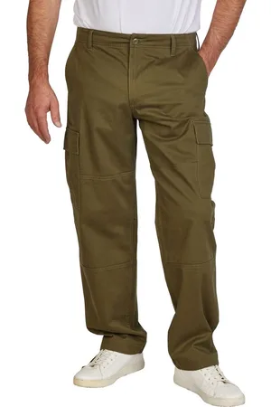 JACK & JONES Heren Cargo Broek Karl Thor comfort/relaxed Olijf Volwassenen