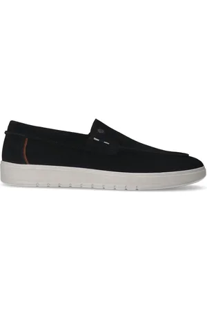 No Stress Heren - Zwarte suède loafers