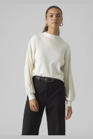 VERO MODA Trui Vmnancy Ls Funnelnk Pullover Ga Noo 10290748 Birch Dames