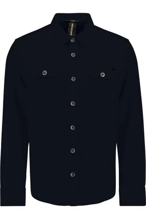 No Excess NO-EXCESS Overhemd Button Up Overshirt 27580103 096 Deep Blue Mannen