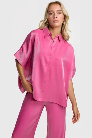 Alix the label 2503939026 shine boxy blouse