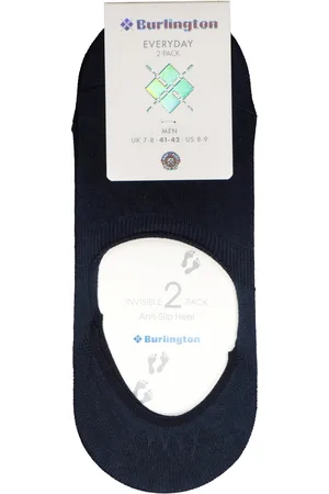 Burlington Everyday Box 2-Pack one-size Katoen Footies Heren blauw